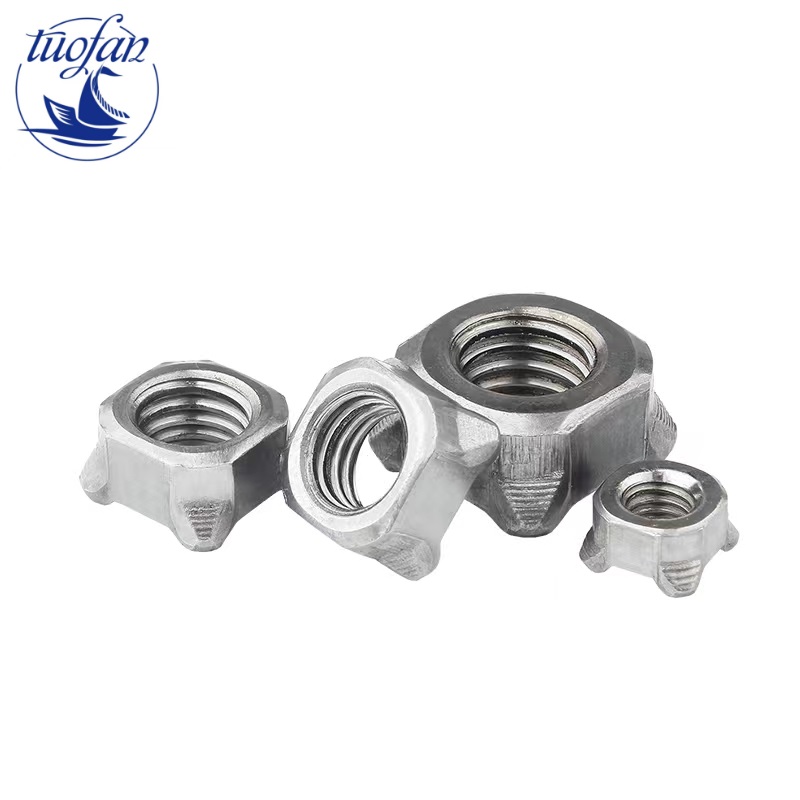 Square welding nut