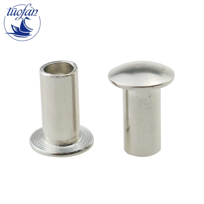 Flat Round Head Semi Tubular Rivets