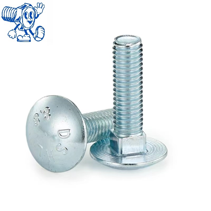 Mushroom head square neck bolt