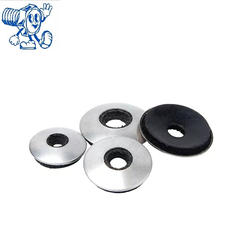 Flat washer bonded steel epdm rubber washer
