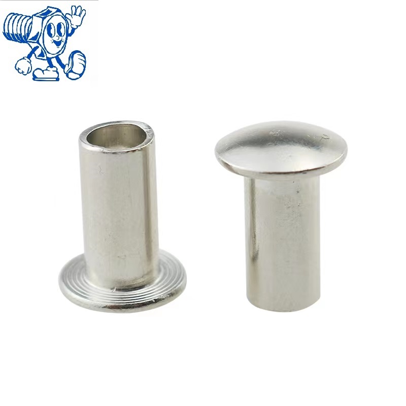 Flat Round Head Semi Tubular Rivets